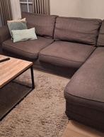 Zetel fauteuil hoeksalon, Ophalen, Gebruikt, Hoekbank, Stof