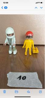 Vintage playmobil  1 duiker met fles 1 space man in pak, Ophalen, Gebruikt