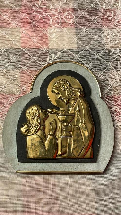 Communicant plaque, Verzamelen, Religie, Zo goed als nieuw, Ophalen