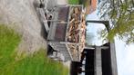 Droog brandhout eik beuk wilg populier klaar om te branden, Tuin en Terras, Brandhout, Ophalen of Verzenden, Blokken