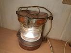 Oude koperen Skipper lamp, Ophalen of Verzenden, Zo goed als nieuw