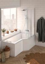 Baignoire + pare-bain + tablier Allibert, Huis en Inrichting, Badkamer | Badkamermeubels, Ophalen, Zo goed als nieuw