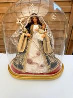 Maria beeld onder stolp, Antiek en Kunst, Antiek | Religieuze voorwerpen, Ophalen