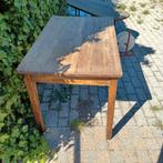 GRATIS oude houten tafel met lade 100x63x76, Ophalen, Zo goed als nieuw