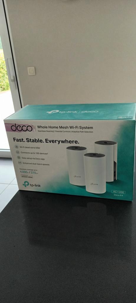 TP-Link Deco E4 (set van 3), Computers en Software, WiFi-versterkers, Zo goed als nieuw, Ophalen