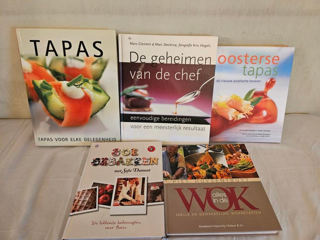 Set kookboeken, Enlèvement