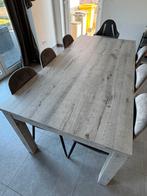 Eetkamer met 6 stoelen en salontafel, Huis en Inrichting, Complete eetkamers, Ophalen, Zo goed als nieuw, Modern, 4 tot 6 stoelen