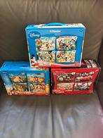 3 puzzelkoffertjes, Kinderen en Baby's, Ophalen of Verzenden, 10 tot 50 stukjes, Gebruikt, 4 tot 6 jaar