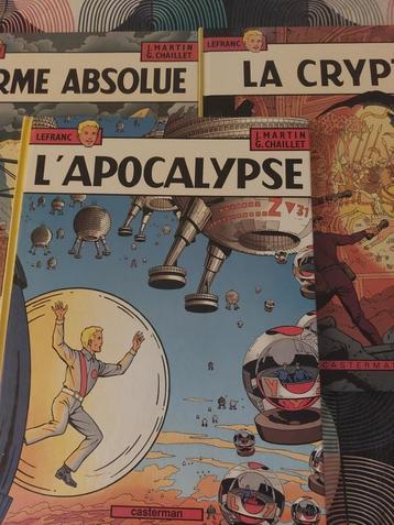 Beau lot de 7 BD d’aventure (Lefranc) beschikbaar voor biedingen