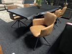 STOCKVERKOOP partij eetkamerstoelen en fauteuils, Ophalen, Overige kleuren, Metaal, Nieuw