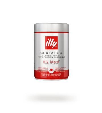 Illy gemalen espresso koffie - classico branding - 6 x 250gr beschikbaar voor biedingen
