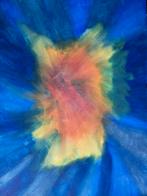 Aquarelverf, abstract 32cmx44cm, Ophalen
