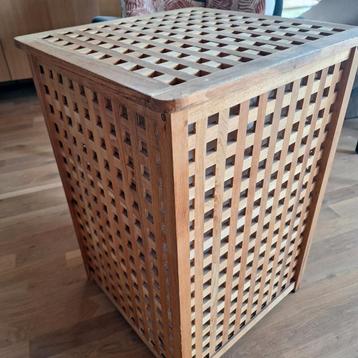 Wasmand linnen bak hout, Enlèvement, Comme neuf