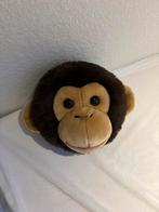 Stoffen dierenhoofd aap, Kinderen en Baby's, Speelgoed | Knuffels en Pluche, Ophalen, Zo goed als nieuw