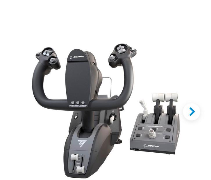Thrustmaster TCA Yoke Pack Boeing Edition, Computers en Software, Joysticks, Nieuw, Ophalen