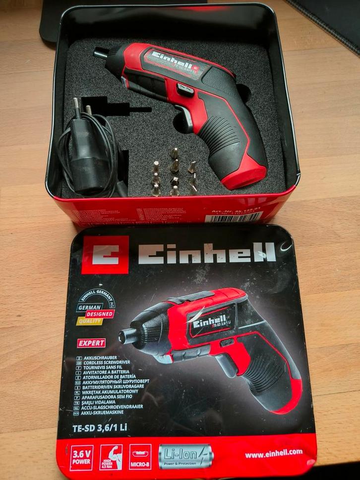 Einhell accu schroefmachine, Doe-het-zelf en Bouw, Gereedschap | Handgereedschap, Zo goed als nieuw, Ophalen of Verzenden