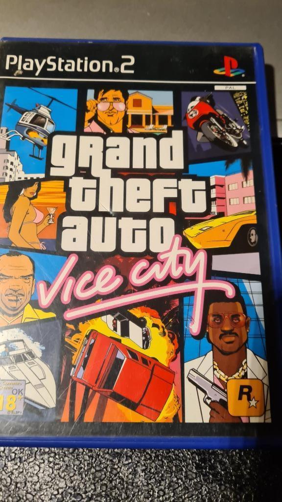 Grand Theft Auto Vice City Playstsation 2, Games en Spelcomputers, Games | Sony PlayStation 2, Gebruikt, Ophalen of Verzenden