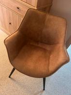6 eetkamerstoelen te koop – goede staat, Huis en Inrichting, Stoelen, Ophalen, Zo goed als nieuw, Bruin, Stof