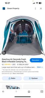 Quechua tent 6.3XL air seconds, Caravanes & Camping, Tentes, Comme neuf, Jusqu'à 6