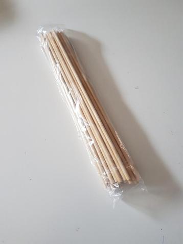 Bois de balsa, rond, 30 pièces. L : 30 cm, diamètre : 5 mm, Hobby & Loisirs créatifs, Enlèvement ou Envoi, Neuf, Diorama
