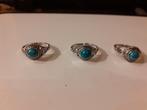 verstelbare ringen turquoise, Enlèvement ou Envoi, Neuf