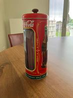 Blikken doos coca cola met rietjes, Ophalen of Verzenden, Zo goed als nieuw, Overige, Overige merken