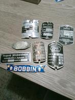 Balhoofd merkplaatjes 8st, Motoren, Ophalen of Verzenden, Gebruikt