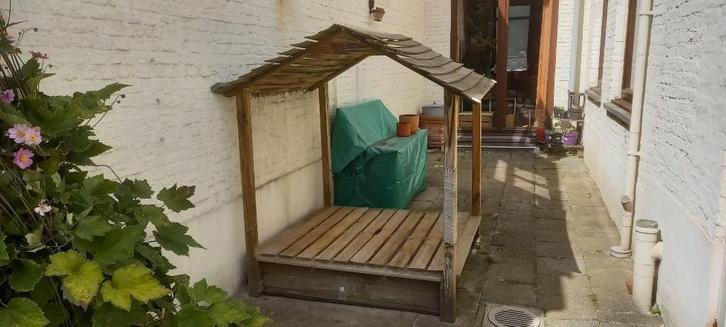 houten zandbak, Kinderen en Baby's, Speelgoed | Buiten | Zandbakken, Gebruikt, Ophalen