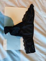 Zwarte string - nieuw - medium, Kleding | Dames, Ondergoed en Lingerie, Ophalen of Verzenden, String