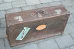 Prachtige art deco lederen valies (stoomvaart batavia), Gebruikt, 45 tot 55 cm, Leer, Ophalen of Verzenden