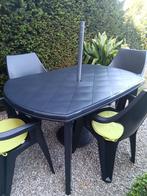 Table de jardin, Tuin en Terras, Tuintafels, Ophalen, Zo goed als nieuw, Ovaal, Plastic
