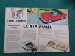 NSU Spider - article illustré - 1963, Verzamelen, Ophalen of Verzenden, Gebruikt, Overige typen