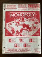 STERN MONOPOLY MANUAL, Verzamelen, Automaten | Flipperkasten, Stern, Ophalen of Verzenden, Zo goed als nieuw, Dot-matrix