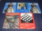 de morgen Taschen Gaudi ,Munch, Lichtenstein M.C.Escher, Comme neuf, Architecture général, Enlèvement ou Envoi