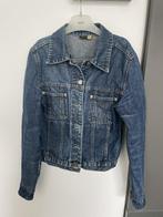 Jeansjas maat S van MANGO, in perfecte staat!, Kleding | Dames, Jassen | Zomer, Mango, Blauw, Ophalen of Verzenden, Zo goed als nieuw