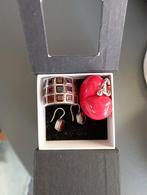Zilveren ring +zilveren oorhangertjes, Handtassen en Accessoires, Oorbellen, Ophalen of Verzenden, Zo goed als nieuw