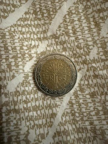 2 euromunt Frankrijk (Levensboom) 2001 beschikbaar voor biedingen