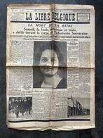 Journal décès Reine Astrid 1935, Enlèvement ou Envoi, Utilisé, Magazine ou livre