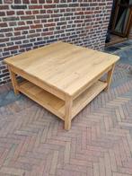 Vol eiken salontafel, Ophalen of Verzenden, Zo goed als nieuw