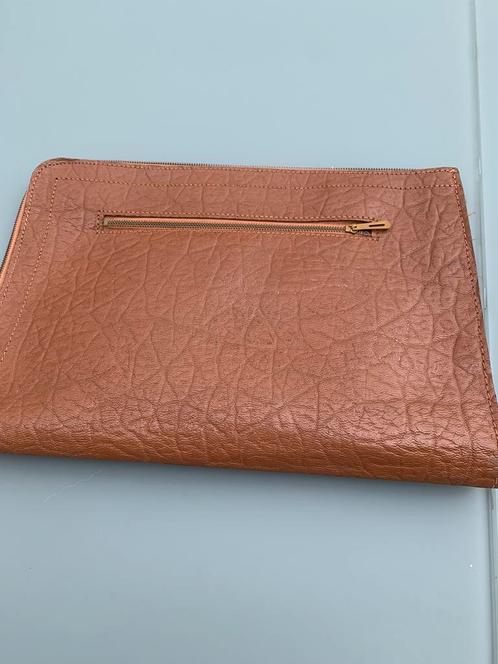 Lederen vintage aktentas, Handtassen en Accessoires, Portemonnees, Zo goed als nieuw, Bruin, Leder, Ophalen