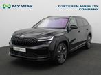Skoda Kodiaq PHEV Kodiaq PHEV 1.5 TSI Sportline DSG (150 kW), Auto's, Automaat, Zwart, Te koop, Lederen bekleding