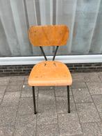 Zwarte vintage kantinestoel, Antiek en Kunst, Ophalen