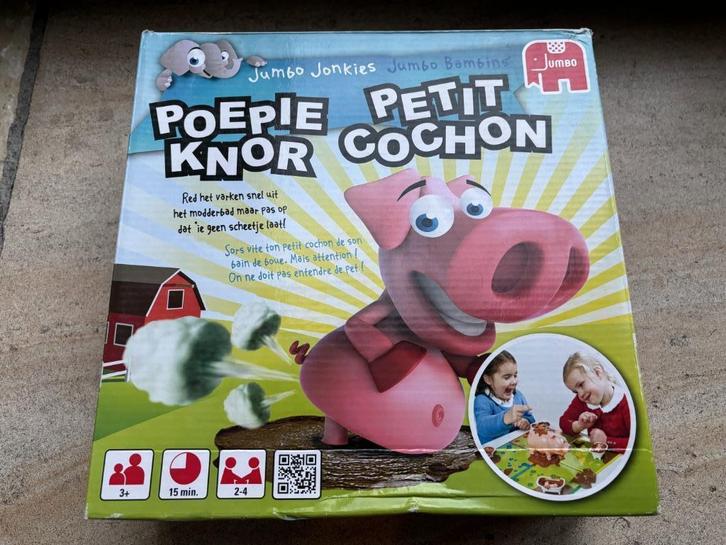 Poepie knor, Hobby en Vrije tijd, Gezelschapsspellen | Kaartspellen, Zo goed als nieuw, Ophalen of Verzenden