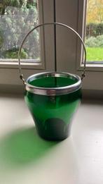 Vintage emmertje, Ophalen of Verzenden, Minder dan 50 cm, Groen, Glas
