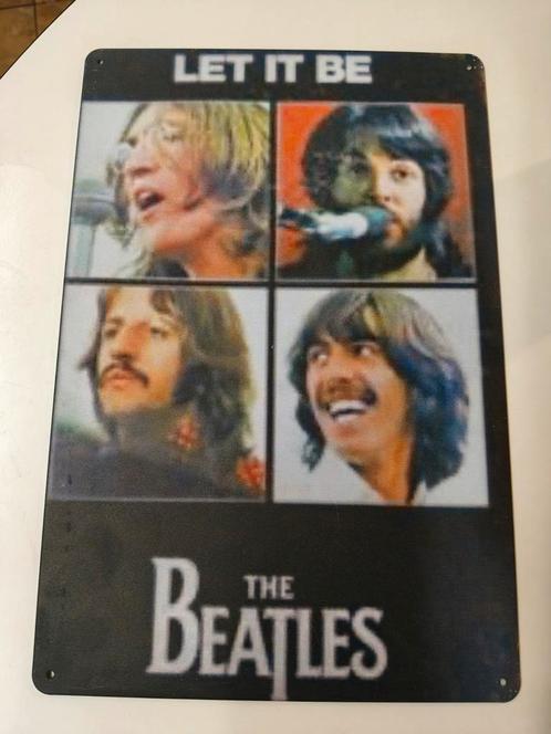 metalen wandbord The Beatles, Cd's en Dvd's, Dvd's | Filmhuis, Nieuw in verpakking, Ophalen
