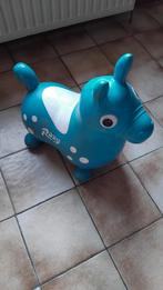 blauw opblaasbaar paardenspeelgoed om te geven, Kinderen en Baby's, Speelgoed | Knuffels en Pluche, Ophalen of Verzenden, Gebruikt