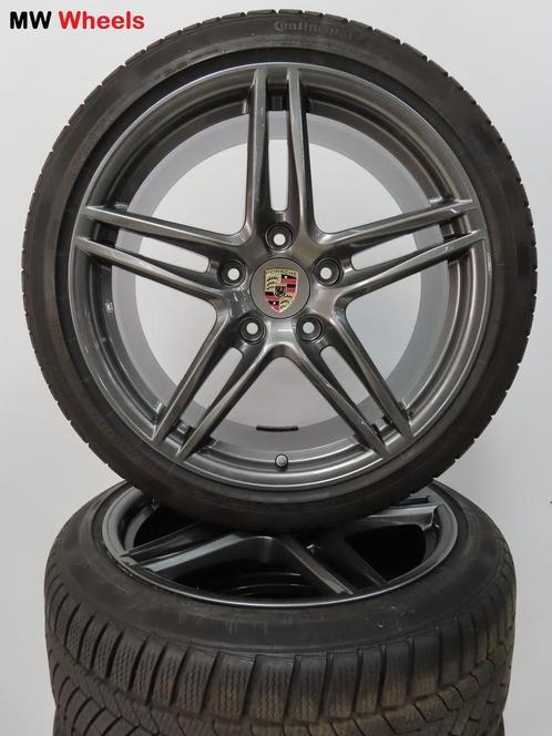 Porsche 19 inch Origineel velgen 911 991 MKII  winterbanden, Auto-onderdelen, Banden en Velgen, Banden en Velgen, 19 inch, 235 mm