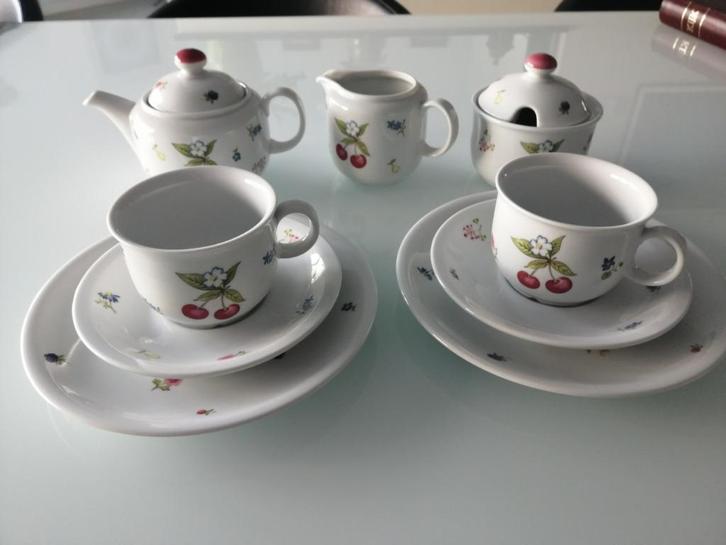 9-DELIG OUD THEESERVIES - SELTMANN WEIDEN, Antiek en Kunst, Antiek | Servies compleet, Ophalen