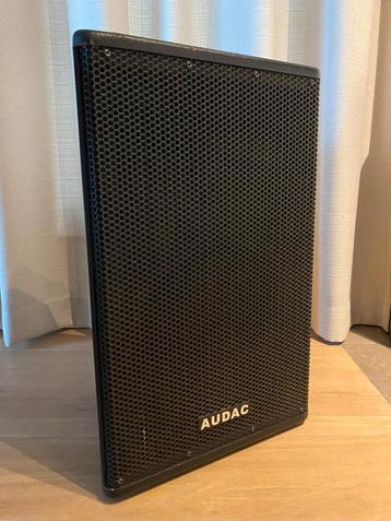 2 Audac PX12 Speakers + Transport Bag beschikbaar voor biedingen