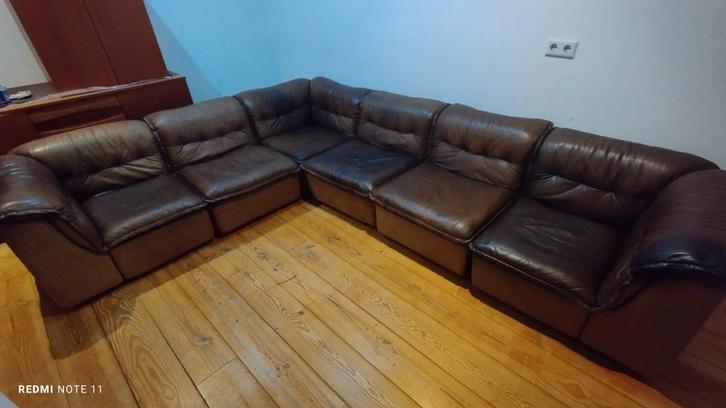 Vintage Rolf Benz, Maison & Meubles, Canapés | Coins salons complets, Cuir, Enlèvement